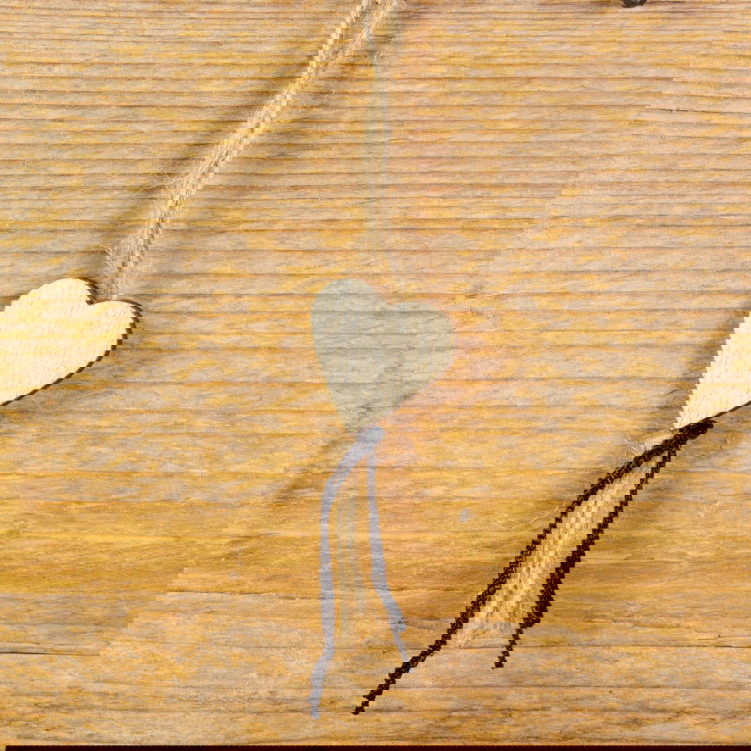 Gelukshanger Naturel Hart - Kadopapier.net