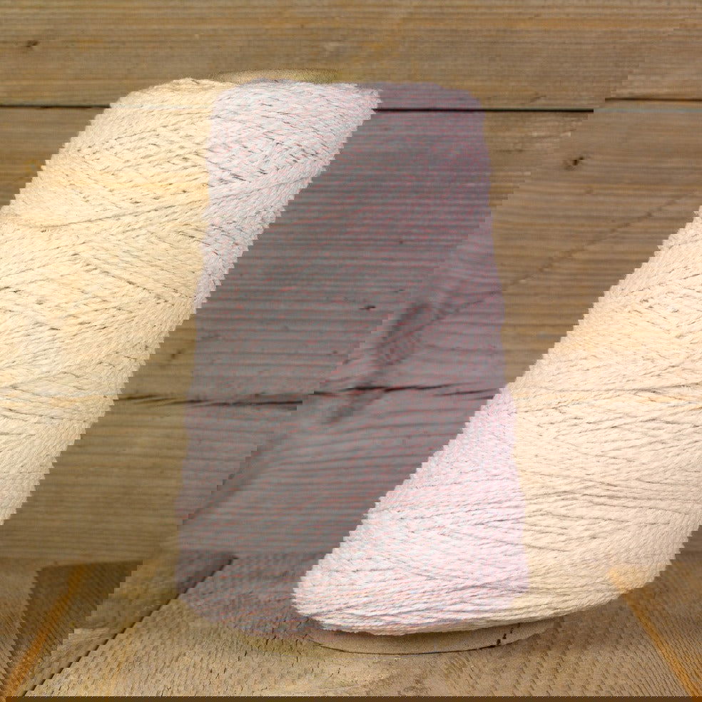 Katoenkoord Roze-Wit - Kadopapier.net