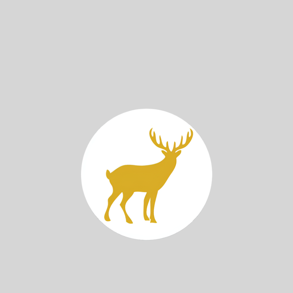 Sluitzegel Rendier Goud - Kadopapier.net