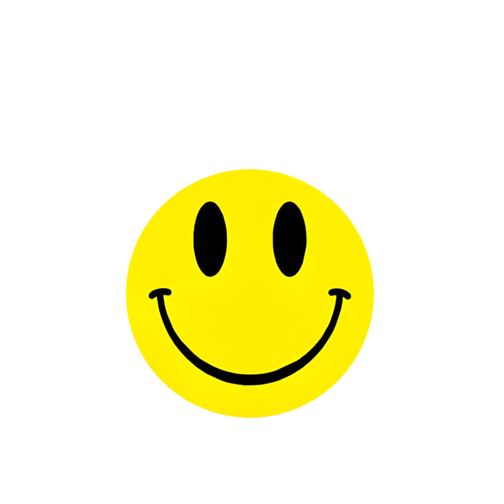 Wensetiket Smiley - Kadopapier.net