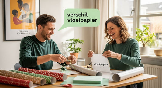 verschil vloeipapier cadeaupapier