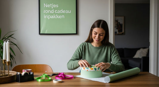 cadeau inpakken rond