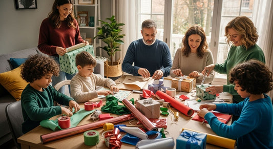 basismaterialen cadeau inpakken