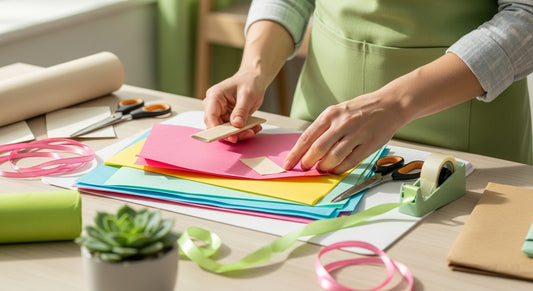 hoe vouw je vloeipapier, geschenkverpakking maken