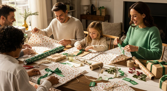 cadeaupapier feestdagen wrapping