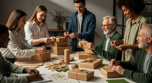 budgetvriendelijke verpakking, duurzaam inpakken, creatieve verpakking