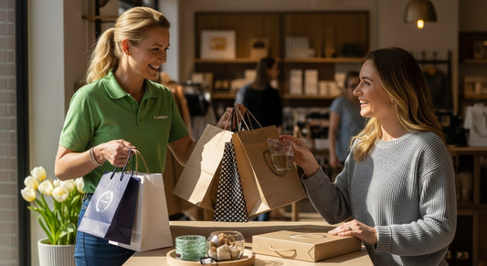 types cadeau zakjes winkel