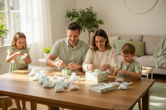 originele doopsuiker verpakking familie