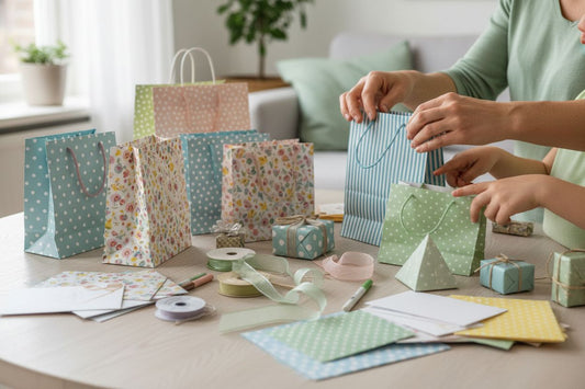 cadeau zakjes kiezen, selectie