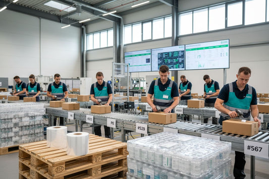 moderne logistiek batchverzending