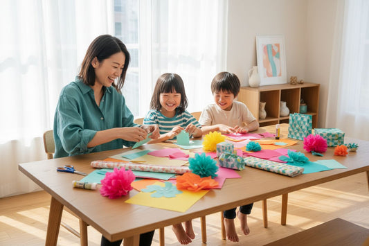 creatief vloeipapier knutselen