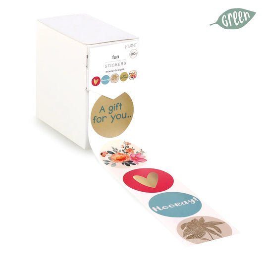 Greeting label Assorted Love