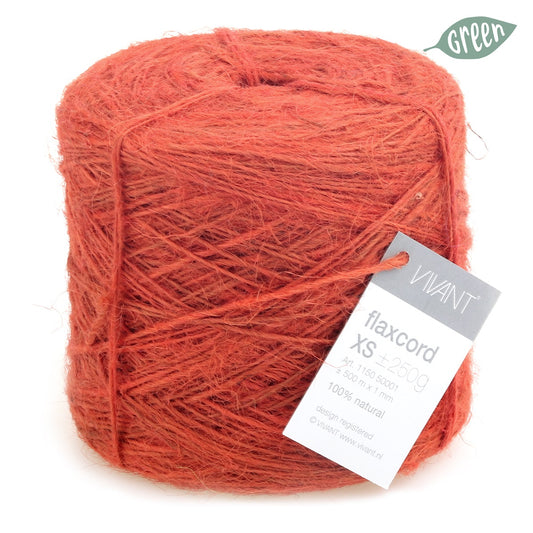 Thin orange jute rope for creative projects and decoration | jute cord