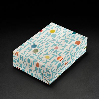 ABC Letters Wrapping Paper – Playful and Educational