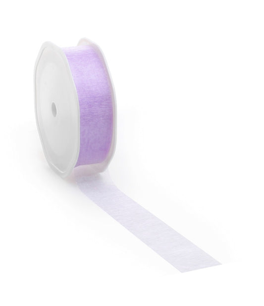 Lavender voile ribbon for decoration and creative use