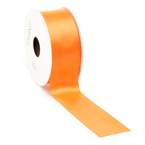 Orange Satin Ribbon 3-38mm / 25-50m