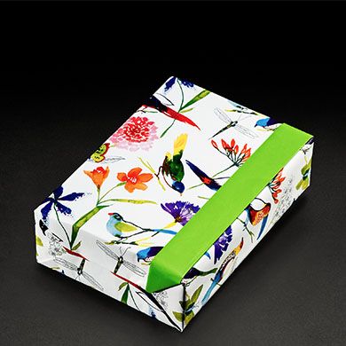 Birds &amp; Blooms Wrapping Paper – Cheerful and Spring-like