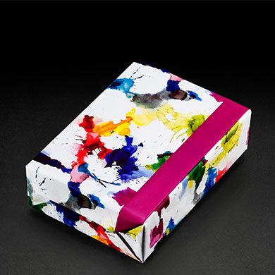 Splash Color Wrapping Paper – Artistic and Vibrant