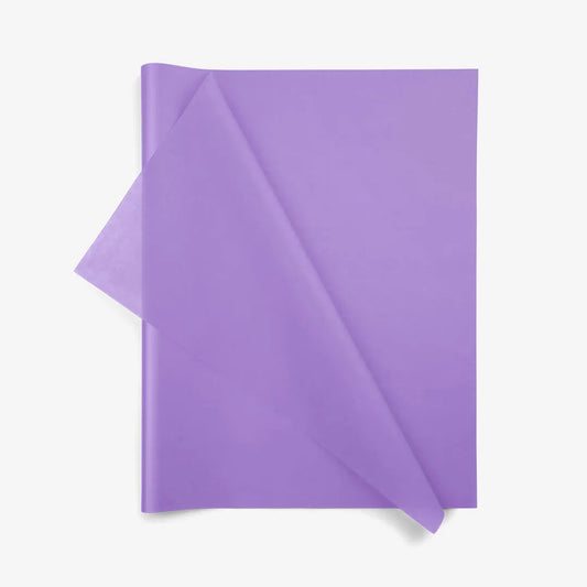 Tissue Paper Lavender Waxed 36x50cm &amp; 50x76cm - Perfect for Flowers