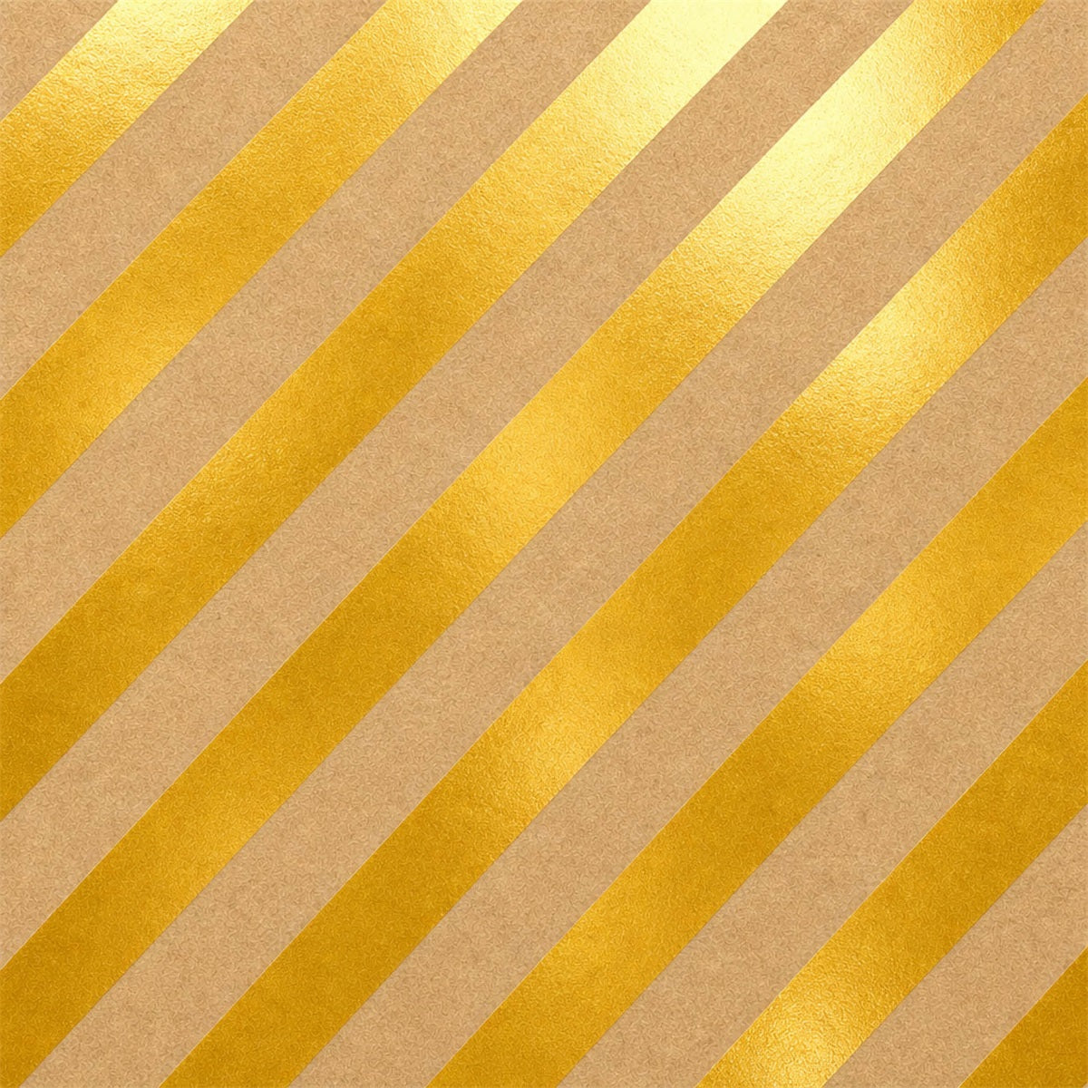Kraft inpakpapier met gouden strepen - Kadopapier.net