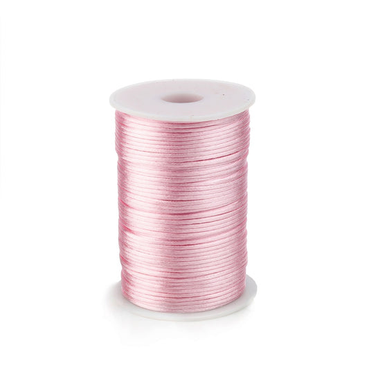 Satin cord Pink 2mm / 100 mtr.