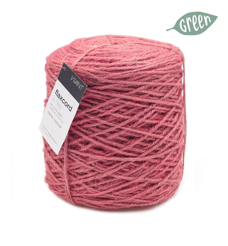 Thick pink jute rope for creative projects and decoration | jute cord