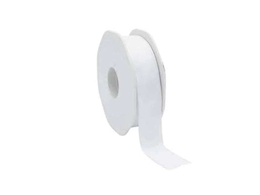 Wired Taffeta Ribbon White
