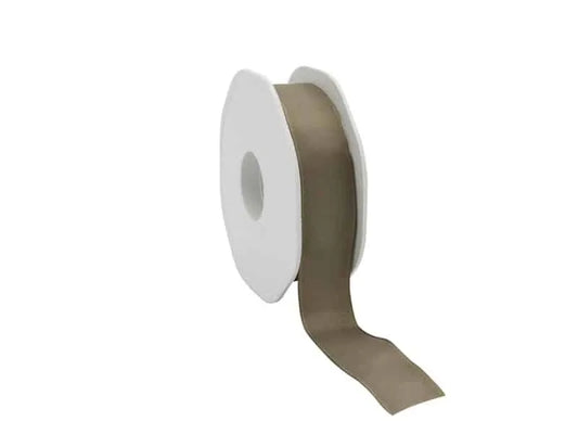 Wired Taffeta Ribbon Taupe