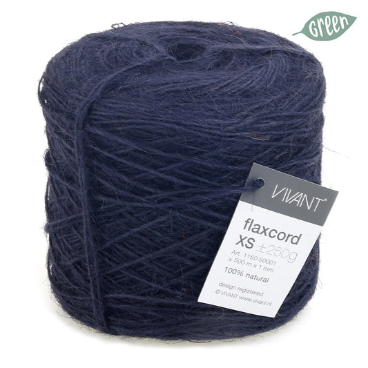 Thin jute rope, dark blue, for creative projects and decoration | jute cord
