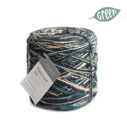 Jute rope tricolor blue for creative projects and decoration | jute cord