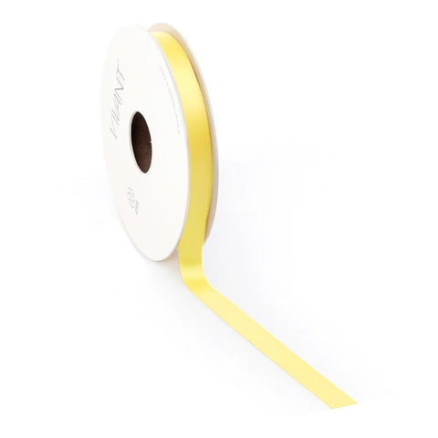 Gelbes Satinband 25 mm – 3/6/10/15/25/38 mm, 50 Meter