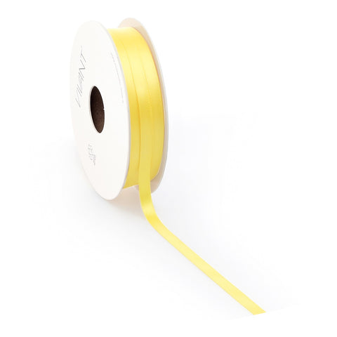 Gelbes Satinband 25 mm – 3/6/10/15/25/38 mm, 50 Meter