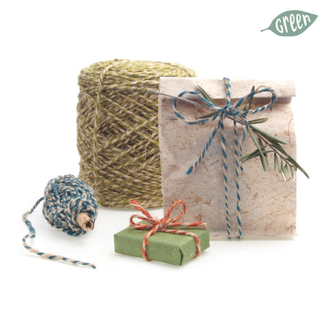 Lime natural jute rope for creative projects and decoration | jute cord