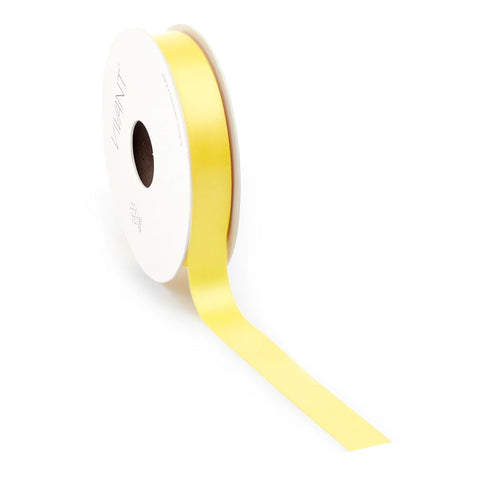 Gelbes Satinband 25 mm – 3/6/10/15/25/38 mm, 50 Meter