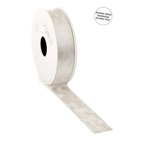 Double Face Velvet Ice Lint Off White - Doppelseitiger Samt - 5 Meter
