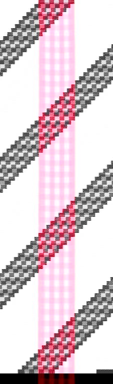 Cadeaulint met ruitjes Rood - Kadopapier.net