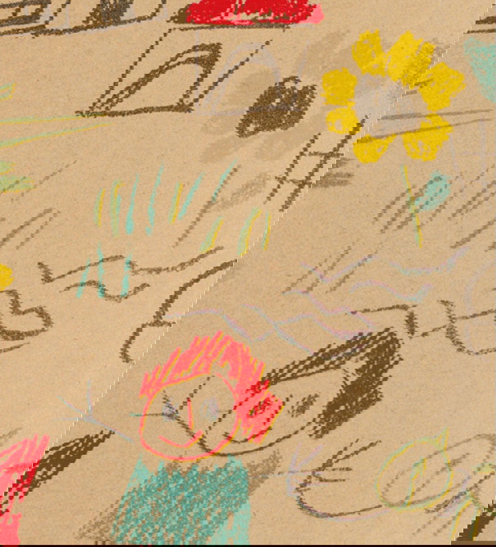 Cadeaupapier met Kindertekeningen - Kadopapier.net