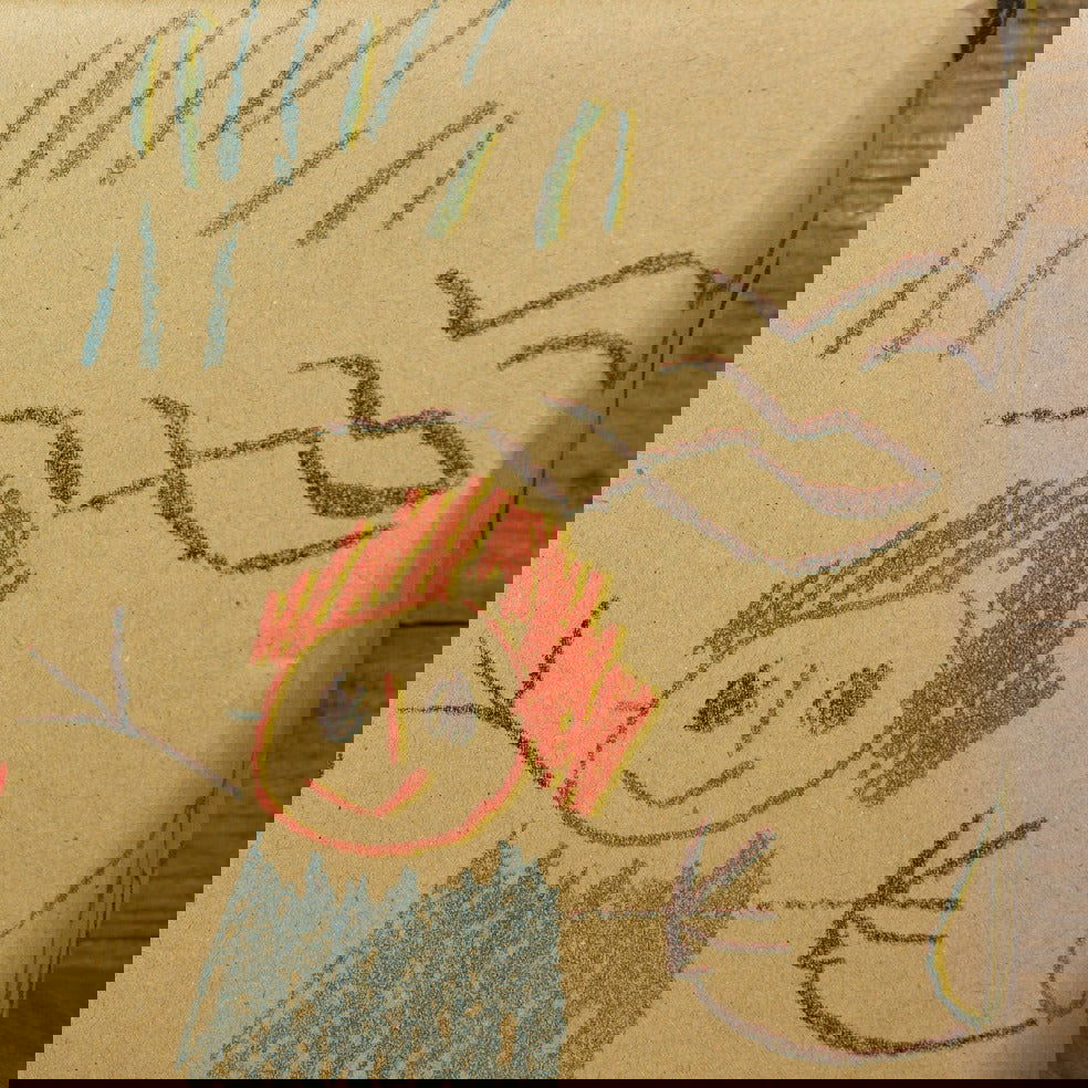 Cadeaupapier met Kindertekeningen - Kadopapier.net