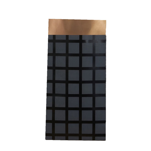 Luxury Gift Bag Black Diamond Pattern > 7x13-17x25 cm | 200 Pieces