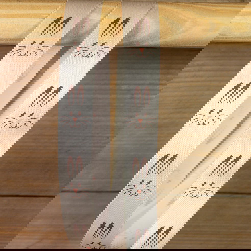 Champagne Paaslint met Haasjes - Kadopapier.net