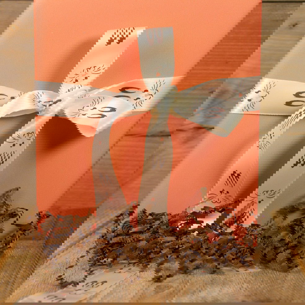 Champagne Paaslint met Haasjes - Kadopapier.net