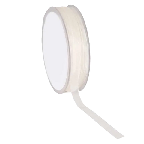 Creme Organza lint - Kadopapier.net