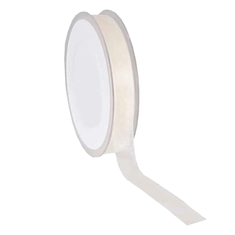 Creme Organza lint - Kadopapier.net