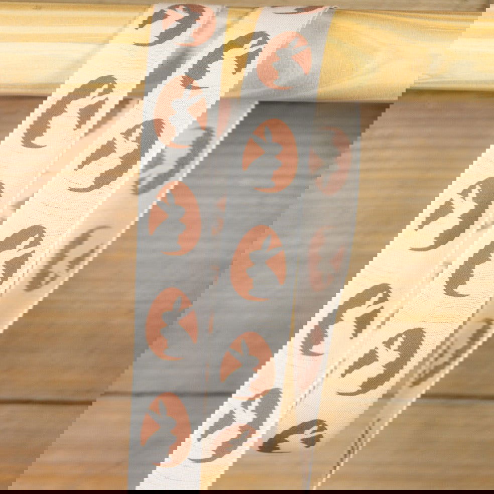 Creme Paaslint met Haasjes - Kadopapier.net