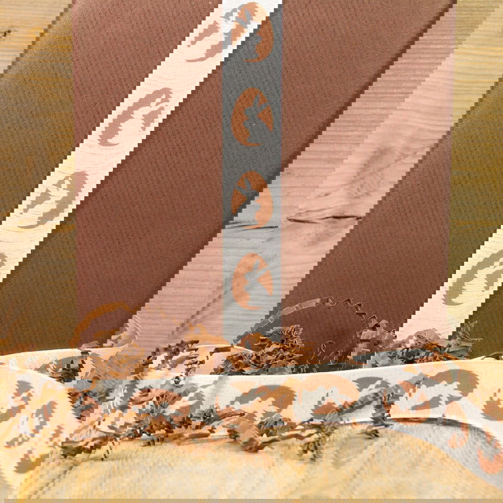 Creme Paaslint met Haasjes - Kadopapier.net