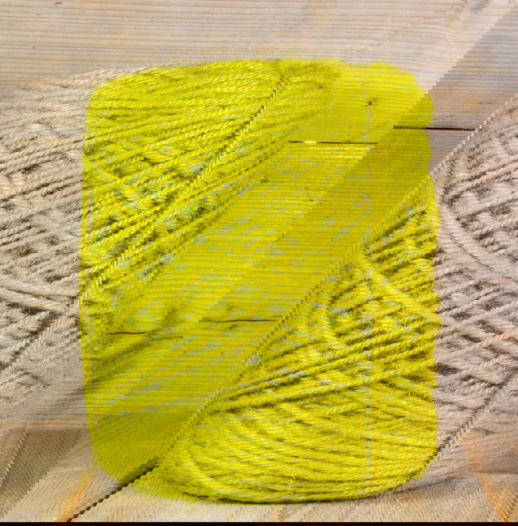 Dik Jutetouw Limoengroen - Kadopapier.net