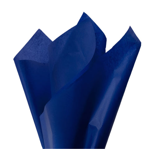 Dik donker blauw vloeipapier - Kadopapier.net