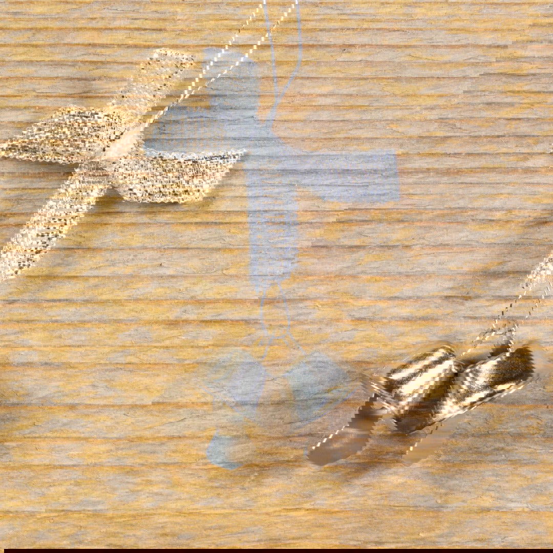 Dubbel belletje Zilver - Kadopapier.net