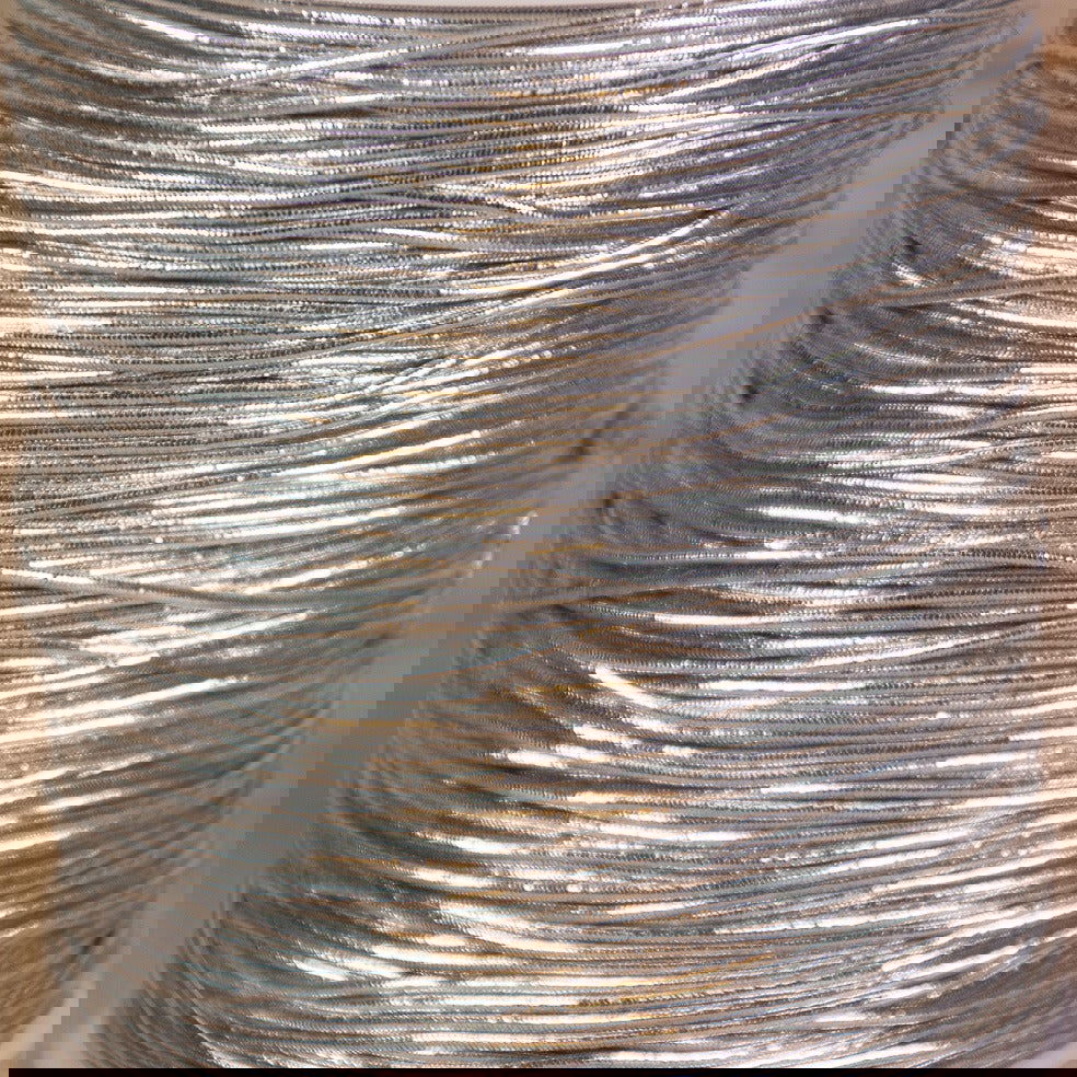 Dun elastiek Zilver - Kadopapier.net