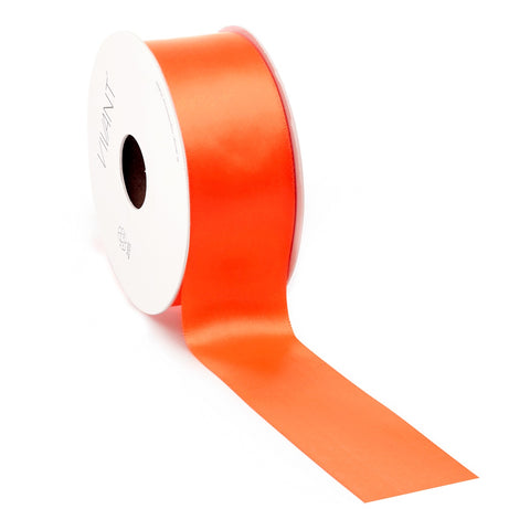 Orange Satin Ribbon 3-38mm / 25-50m